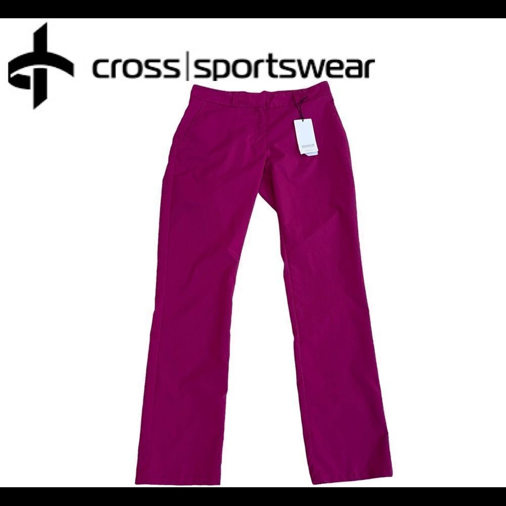 Cross-sportswear Amy Golf ski pants in purple wine Sz EU40/US10 NWT